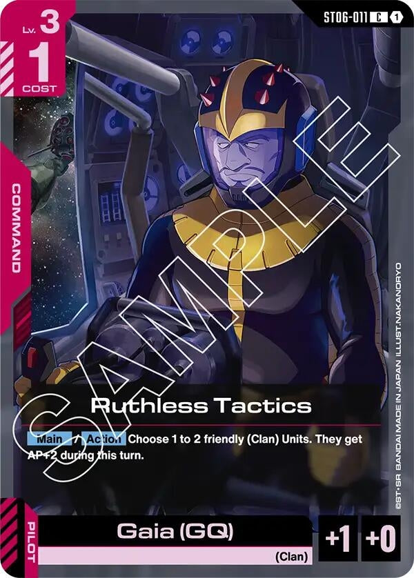 Image for Ruthless Tactics (ST06-011) (Starter Deck 06: Clan Unity) - Gundam Card Game