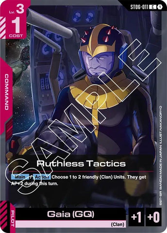 Image for Ruthless Tactics (ST06-011) (Starter Deck 06: Clan Unity) - Gundam Card Game