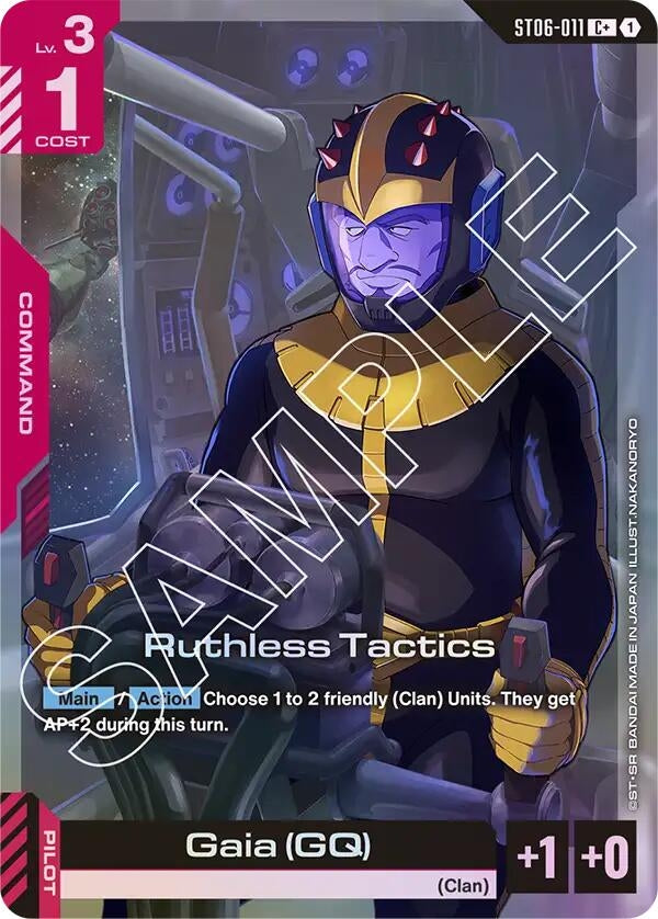 Image for Ruthless Tactics (C+) (ST06-011) (Starter Deck 06: Clan Unity) - Gundam Card Game