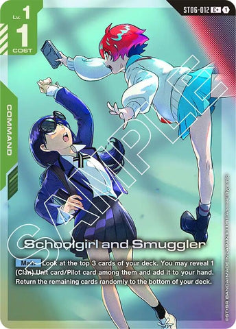 Image for Schoolgirl and Smuggler (C+) (ST06-012) (Starter Deck 06: Clan Unity) - Gundam Card Game