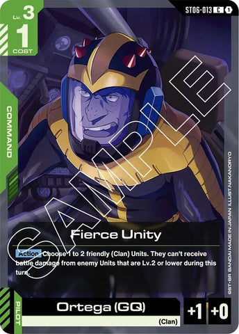 Image for Fierce Unity (ST06-013) (Starter Deck 06: Clan Unity) - Gundam Card Game