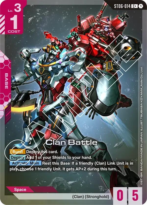 Image for Clan Battle (C+) (ST06-014) (Starter Deck 06: Clan Unity) - Gundam Card Game