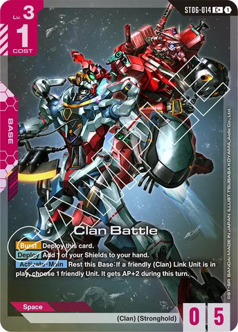 Image for Clan Battle (C+) (ST06-014) (Starter Deck 06: Clan Unity) - Gundam Card Game