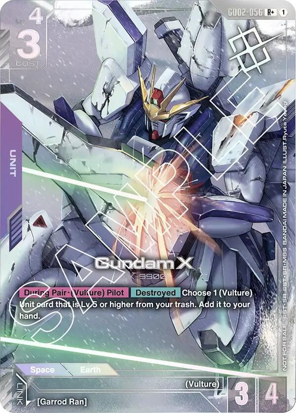 Image for Gundam X (GD02-056) (Store Tournament Winner Pack 02) (GD02-056) (Gundam Promotional Cards) - Gundam Card Game