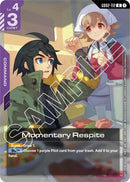 Image for Momentary Respite (Store Tournament Participant Pack 02) (GD02-112) (Gundam Promotional Cards) - Gundam Card Game
