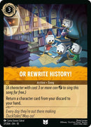 Image for Or Rewrite History! (27/204) (Whispers in the Well) - Disney Lorcana