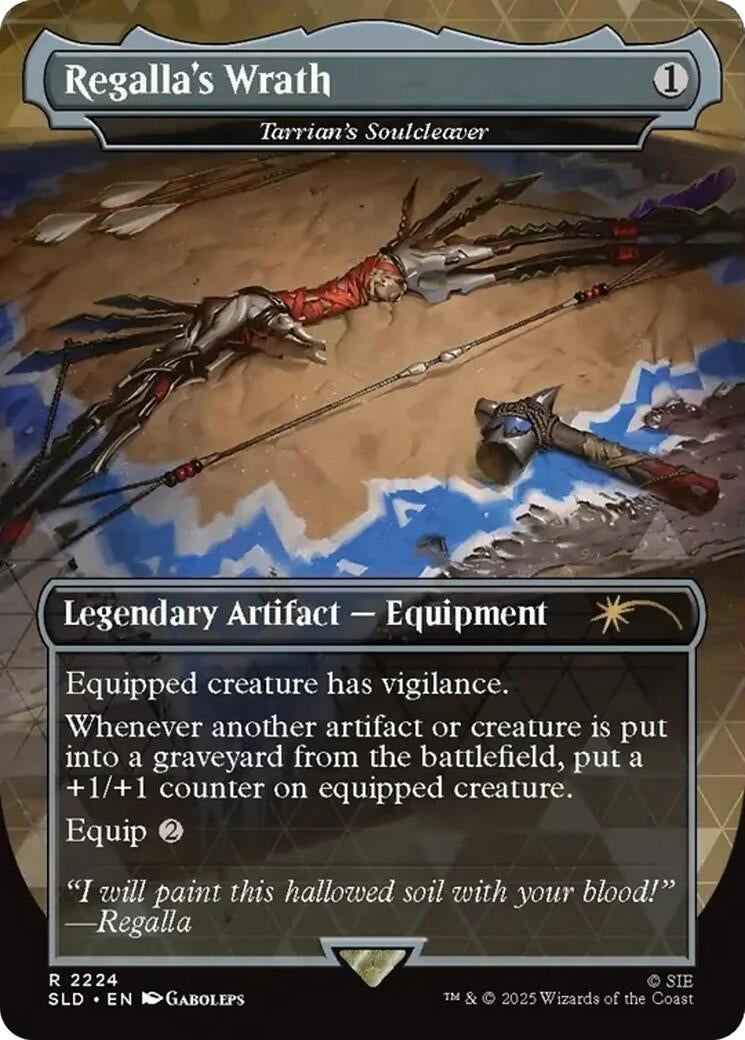 Image for Regalla's Wrath - Tarrian's Soulcleaver (2224) (Secret Lair Drop Series) - Magic: The Gathering