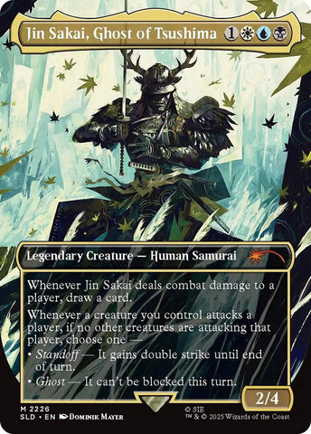 Image for Jin Sakai, Ghost of Tsushima (2226) (Secret Lair Drop Series) - Magic: The Gathering