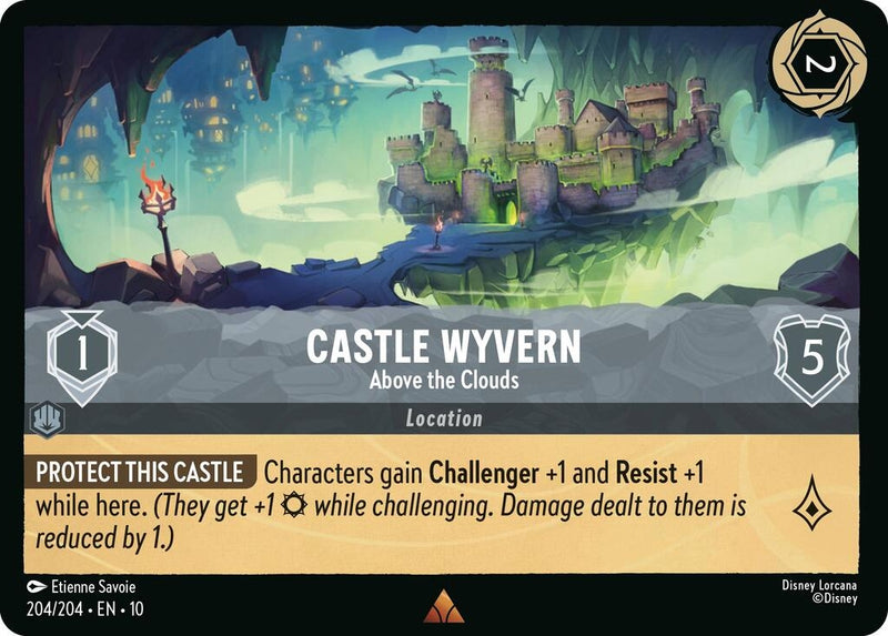 Image for Castle Wyvern - Above the Clouds (204/204) (Whispers in the Well) - Disney Lorcana