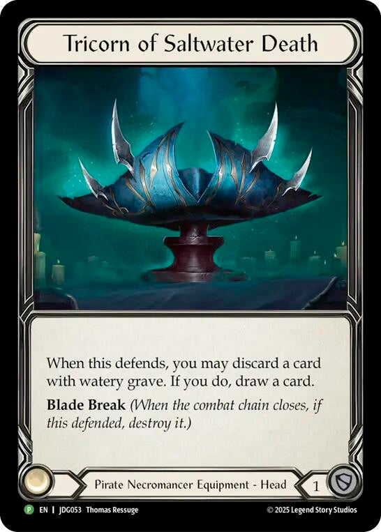 Image for Tricorn of Saltwater Death - JDG053 (JDG053) - Flesh and Blood TCG