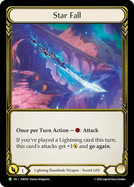 Image for Star Fall (Golden) - FAB302 (FAB302) - Flesh and Blood TCG