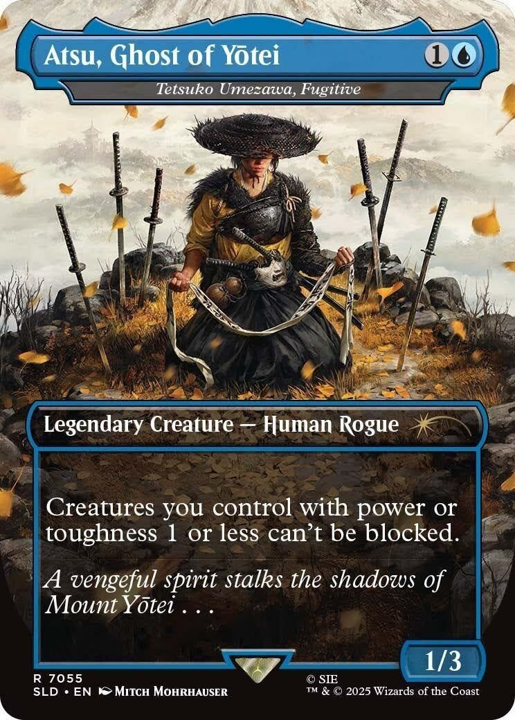 Image for Atsu, Ghost of Yotei - Tetsuko Umezawa, Fugitive (7055) (Secret Lair Drop Series) - Magic: The Gathering