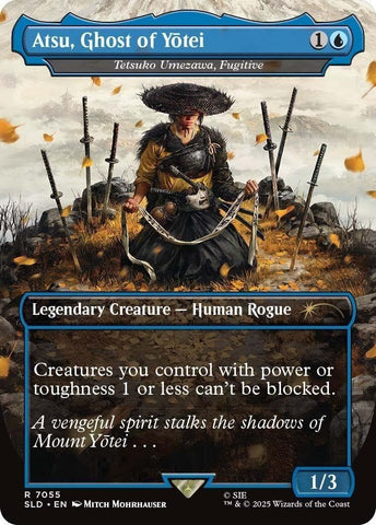 Image for Atsu, Ghost of Yotei - Tetsuko Umezawa, Fugitive (7055) (Secret Lair Drop Series) - Magic: The Gathering