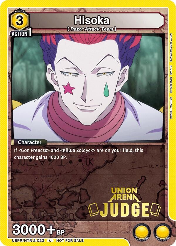Image for Hisoka (022) (Judge Pack) (UEPR/HTR-2-022) - Union Arena