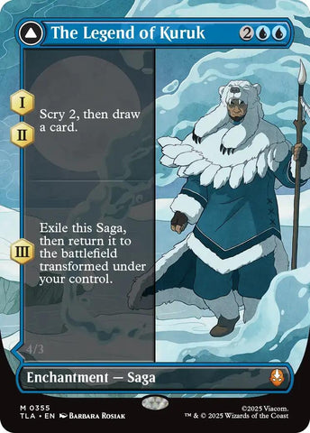 Image for The Legend of Kuruk (Borderless) (355) (Avatar: The Last Airbender) - Magic: The Gathering