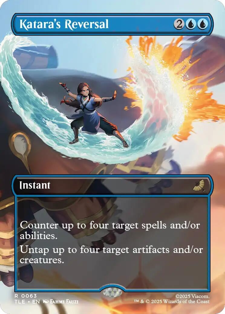 Image for Katara's Reversal (Borderless) (63) (Avatar: The Last Airbender: Eternal-Legal) - Magic: The Gathering