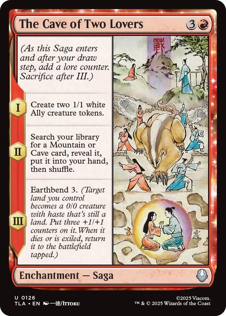 Image for The Cave of Two Lovers (126) (Avatar: The Last Airbender) - Magic: The Gathering