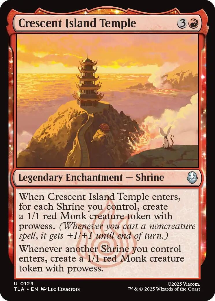 Image for Crescent Island Temple (126) (Avatar: The Last Airbender) - Magic: The Gathering
