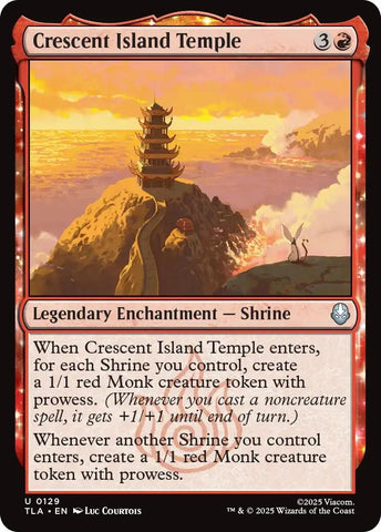 Image for Crescent Island Temple (126) (Avatar: The Last Airbender) - Magic: The Gathering