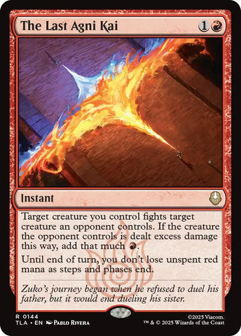 Image for The Last Agni Kai (144) (Avatar: The Last Airbender) - Magic: The Gathering