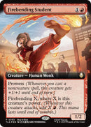 Image for Firebending Student (Extended Art) (393) - Magic: The Gathering