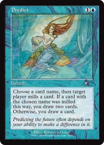 Image for Predict (Retro Frame) (2156) (Secret Lair Drop Series) - Magic: The Gathering
