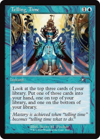 Image for Telling Time (Retro Frame) (2157) (Secret Lair Drop Series) - Magic: The Gathering