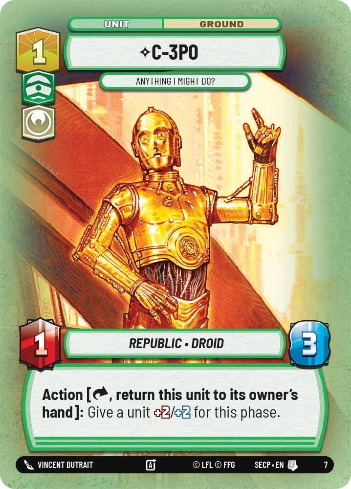 Image for C-3PO - Anything I Might Do? - Star Wars: Unlimited