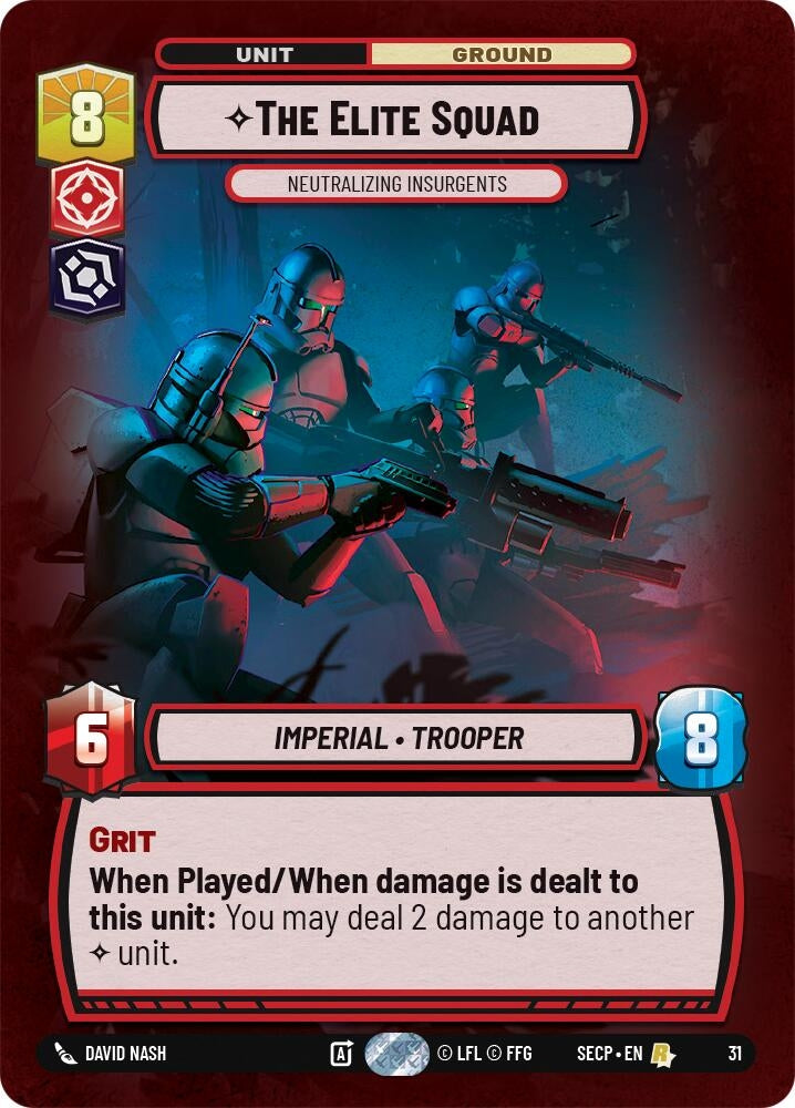 Image for The Elite Squad - Neutralizing Insurgents (Foil) - Star Wars: Unlimited