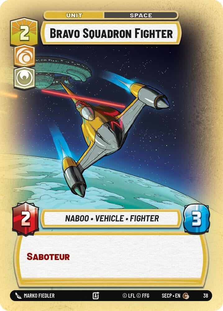 Image for Bravo Squadron Fighter (Foil) - Star Wars: Unlimited