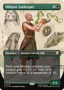 Image for Diligent Zookeeper (Borderless) (327) (Avatar: The Last Airbender) - Magic: The Gathering
