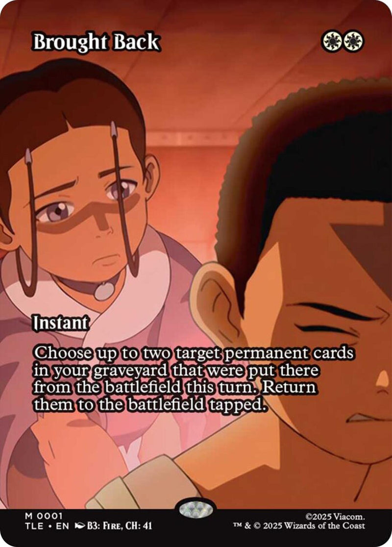 Image for Brought Back (Borderless) (1) (Avatar: The Last Airbender: Eternal-Legal) - Magic: The Gathering