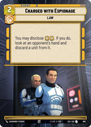 Image for Charged with Espionage (Hyperspace Foil) (986) (Secrets of Power) - Star Wars: Unlimited