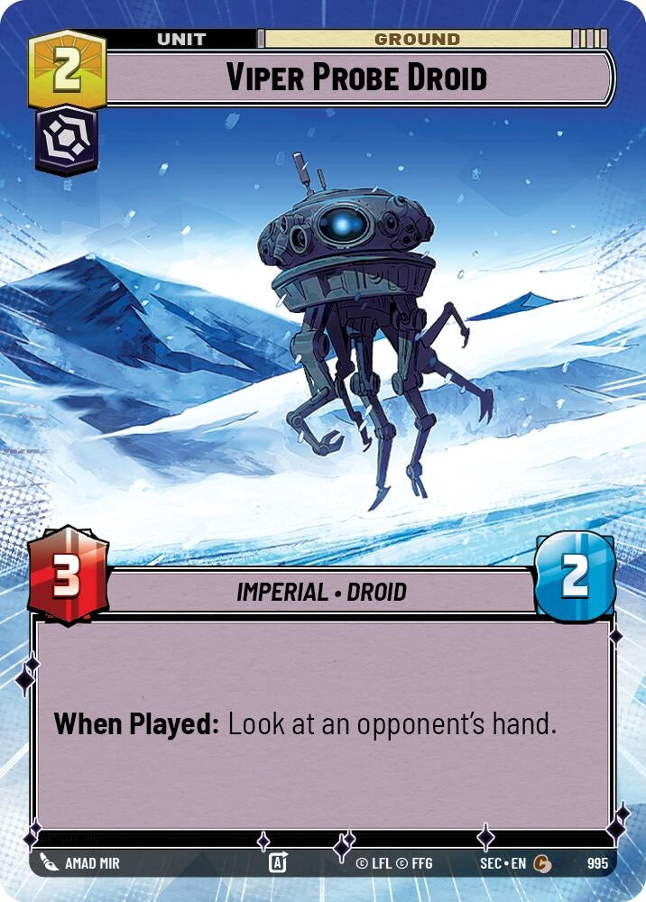 Image for Viper Probe Droid (Hyperspace Foil) (995) (Secrets of Power) - Star Wars: Unlimited