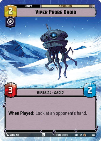 Image for Viper Probe Droid (Hyperspace Foil) (995) (Secrets of Power) - Star Wars: Unlimited