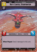 Image for Hutt Cartel Starfighter (Hyperspace Foil) (996) (Secrets of Power) - Star Wars: Unlimited