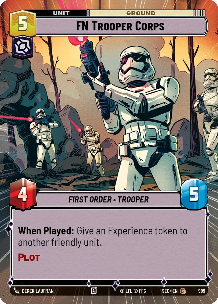 Image for FN Trooper Corps (Hyperspace Foil) (999) (Secrets of Power) - Star Wars: Unlimited