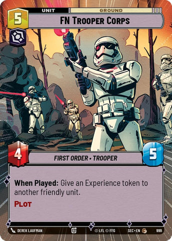 Image for FN Trooper Corps (Hyperspace Foil) (999) (Secrets of Power) - Star Wars: Unlimited