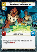 Image for High Command Councilor (Hyperspace Foil) (1005) (Secrets of Power) - Star Wars: Unlimited