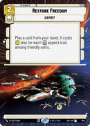 Image for Restore Freedom (Hyperspace Foil) (1013) (Secrets of Power) - Star Wars: Unlimited