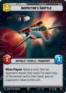 Image for Inspector's Shuttle (Hyperspace Foil) (1016) (Secrets of Power) - Star Wars: Unlimited