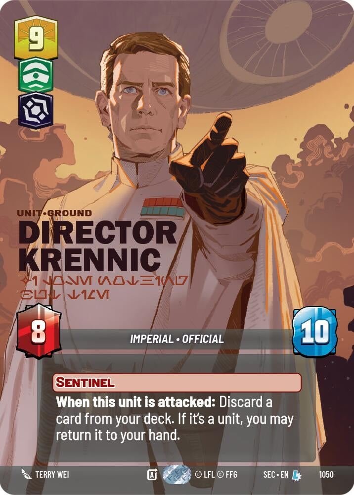 Image for Director Krennic - I Lose Nothing But Time (Prestige) (1050) (Secrets of Power) - Star Wars: Unlimited