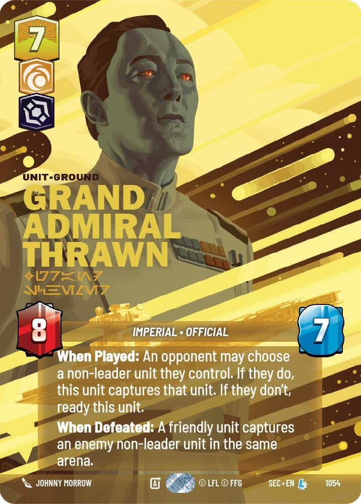 Image for Grand Admiral Thrawn - Grand Schemer (Prestige) (1054) (Secrets of Power) - Star Wars: Unlimited