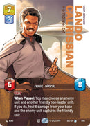 Image for Lando Calrissian - Trust Me (Prestige) (1055) (Secrets of Power) - Star Wars: Unlimited