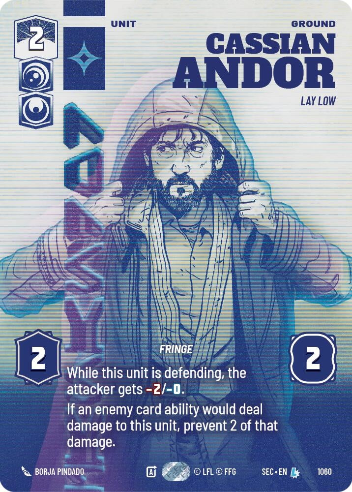 Image for Cassian Andor - Lay Low (Prestige) (1060) (Secrets of Power) - Star Wars: Unlimited
