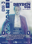 Image for Dryden Vos - I Get All Worked Up (Prestige) (1072) (Secrets of Power) - Star Wars: Unlimited