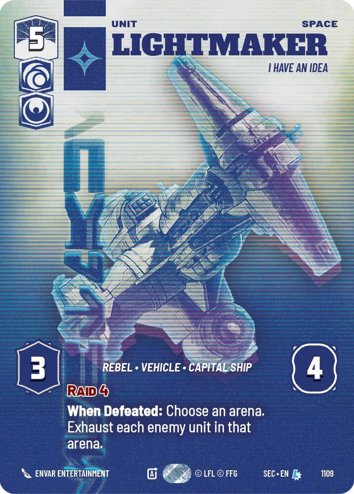 Image for Lightmaker - I Have An Idea (Prestige Foil) (1109) (Secrets of Power) - Star Wars: Unlimited