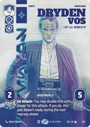 Image for Dryden Vos - I Get All Worked Up (Prestige Foil) (1115) (Secrets of Power) - Star Wars: Unlimited