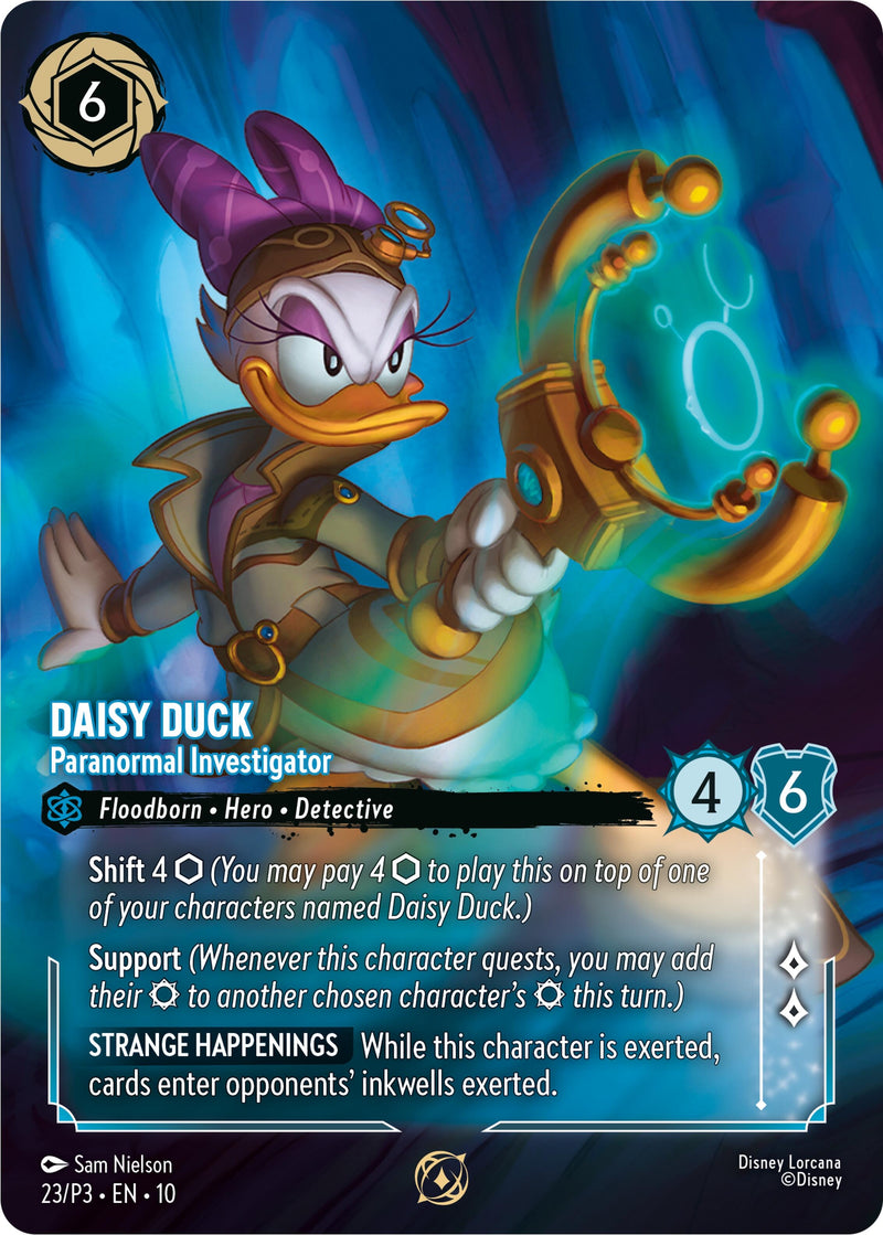 Image for Daisy Duck - Paranormal Investigator (Store Championship Participant) (23) - Disney Lorcana