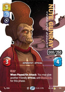 Image for Nute Gunray - Escaping Justice (Serialized) (1130) (Secrets of Power) - Star Wars: Unlimited